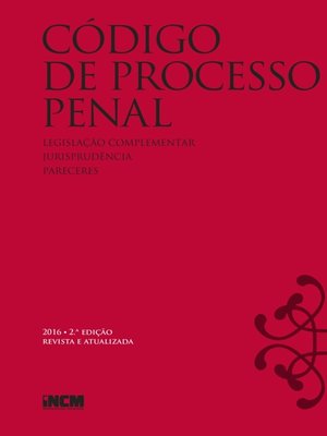 cover image of Código de Processo Penal